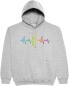 Preview: Bogensport Hoodie "Heartbeat" Motiv 7